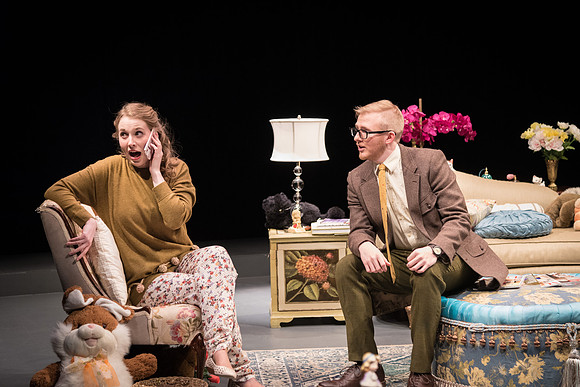 "In Gian Carlos Menotti's comic one-act The Telephone, a young suitor, Ben, comes to visit Lucy at her apartment and wants to ask her a question. Then the phone rings--and rings again--and again."