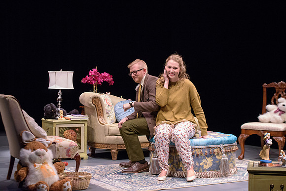A man attempts to propose to his girlfriend, who is constantly glued to her phone, in this comical one-act opera at BYU-Idaho.