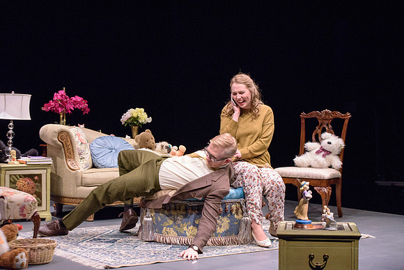 A man attempts to propose to his girlfriend, who is constantly glued to her phone, in this comical one-act opera at BYU-Idaho.