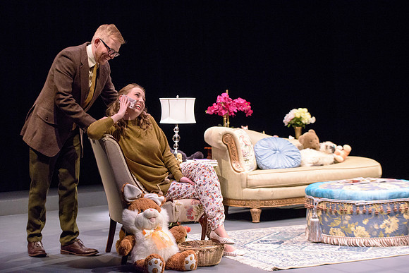 A man attempts to propose to his girlfriend, who is constantly glued to her phone, in this comical one-act opera at BYU-Idaho.
