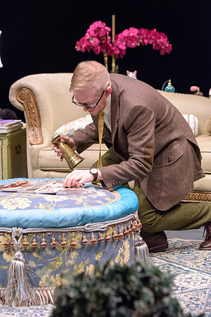 A man attempts to propose to his girlfriend, who is constantly glued to her phone, in this comical one-act opera at BYU-Idaho.