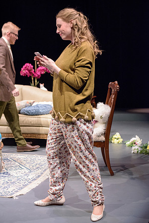A man attempts to propose to his girlfriend, who is constantly glued to her phone, in this comical one-act opera at BYU-Idaho.