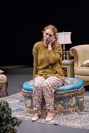 A man attempts to propose to his girlfriend, who is constantly glued to her phone, in this comical one-act opera at BYU-Idaho.