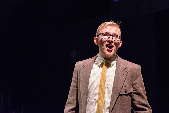A man attempts to propose to his girlfriend, who is constantly glued to her phone, in this comical one-act opera at BYU-Idaho.