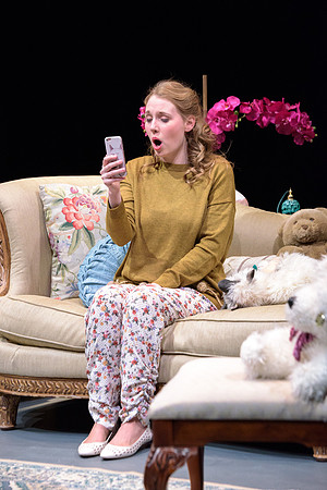 A man attempts to propose to his girlfriend, who is constantly glued to her phone, in this comical one-act opera at BYU-Idaho.