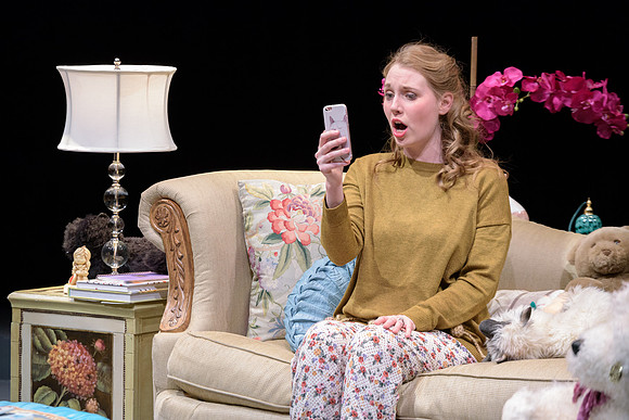 A man attempts to propose to his girlfriend, who is constantly glued to her phone, in this comical one-act opera at BYU-Idaho.