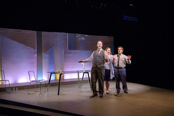 A married couple struggle to stay together in "Trouble In Tahiti," a one-act opera.