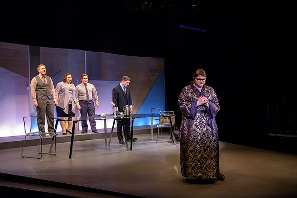A married couple struggle to stay together in "Trouble In Tahiti," a one-act opera.