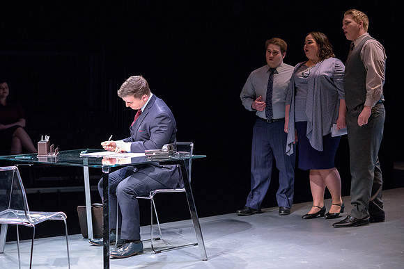 A married couple struggle to stay together in "Trouble In Tahiti," a one-act opera.