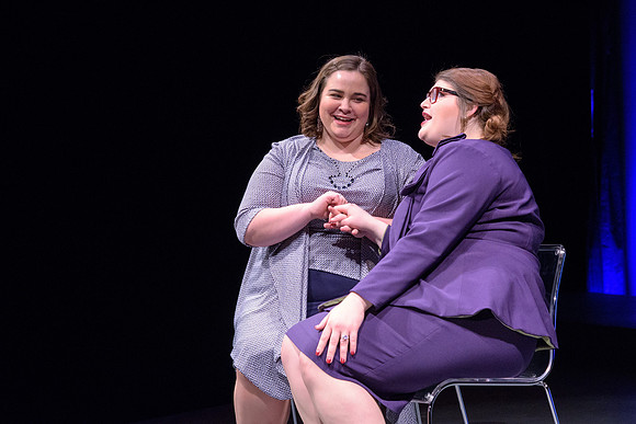 A married couple struggle to stay together in "Trouble In Tahiti," a one-act opera.