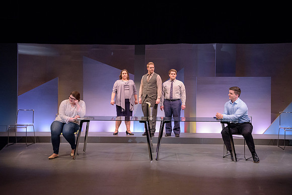 A married couple struggle to stay together in "Trouble In Tahiti," a one-act opera.