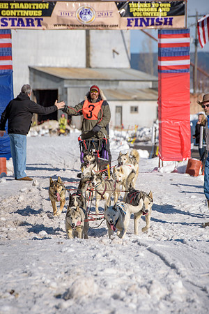 The centennial race of Ashton, Idaho's dog sledding race.