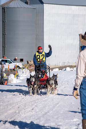 The centennial race of Ashton, Idaho's dog sledding race.