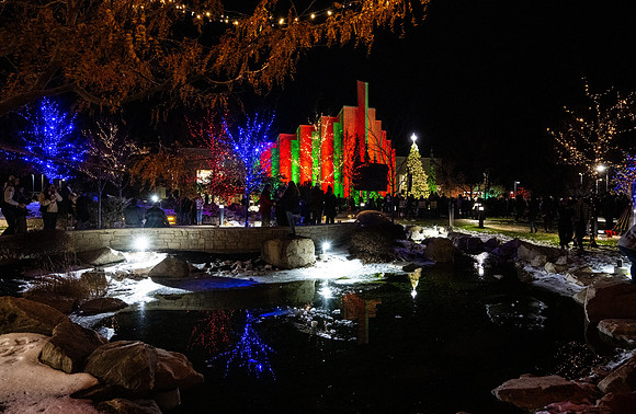 Christmas Tree lighting and festivities at BYU-Idaho.