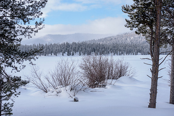 Students go snowshoeing at Harriman Park, located in Island Park, Idaho