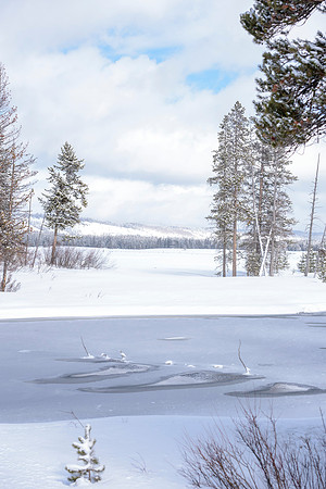 Students go snowshoeing at Harriman Park, located in Island Park, Idaho