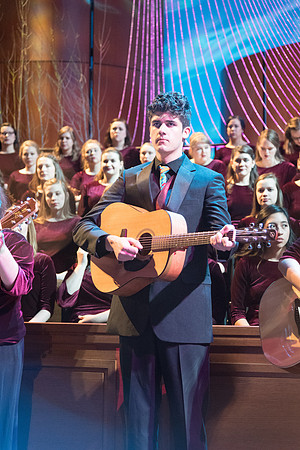 David Archuleta and Nathan Pacheco were the featured guests at BYU-Idaho's annual Christmas concert in the BYU-Idaho Center. They performed with the Symphony Orchestra, combined choirs, and other stud