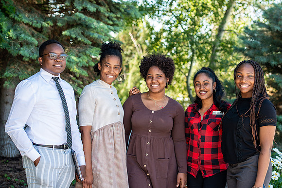 Student employees from the support center.