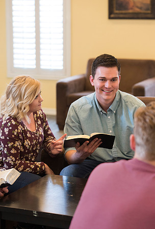 Students gather Monday evenings to strengthen each other Spiriturally.
