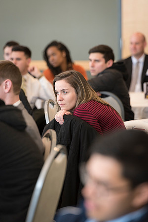 Pathway student employees meet together to discuss the Pathway program.