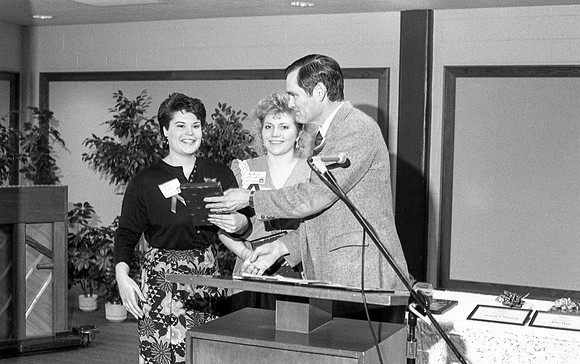 Award recipient. Faculty James Greene. March 1988