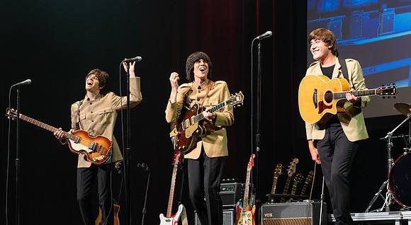 Beatles tribute band perfoms at BYU-Idaho.