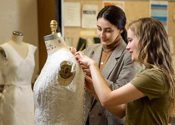 Apparel Design students learn how to design and create their own clothing.