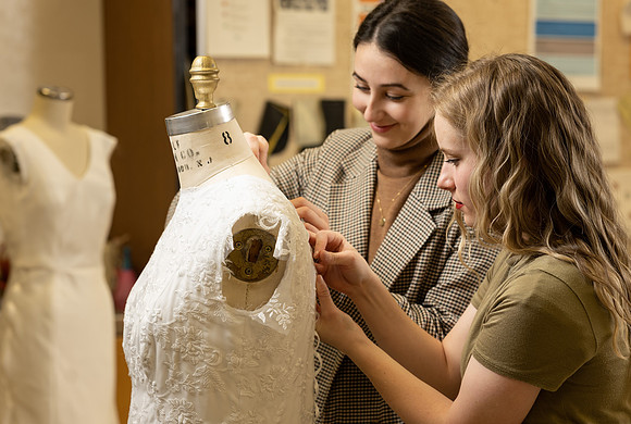Apparel Design students learn how to design and create their own clothing.