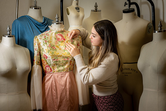 Apparel Design students learn how to design and create their own clothing.
