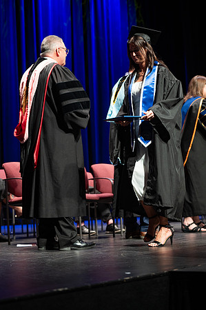Graduates during convocation for the College of Academic Success & Interdisciplinary Studies. Speakers: Kevin Brower, Jenna Kate Wilson, Tyler Christensen