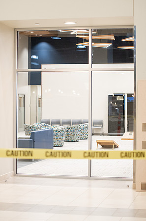 Construction in the Manwaring Center.