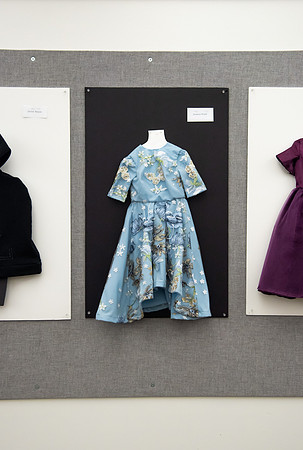 BYUI Apparel Entrepreneurship students sewing and creating dresses for the bridal sewing class.