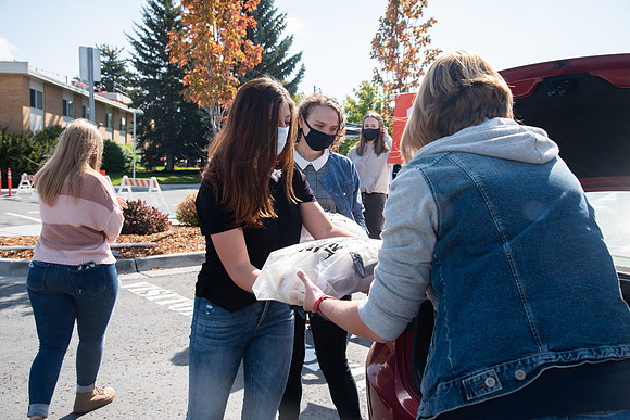 A special fast was held on campus and the University prepared and passed out over 17,000 meals for the students to enjoy at the end of their fast. Food Service along with volunteers packaged and passe
