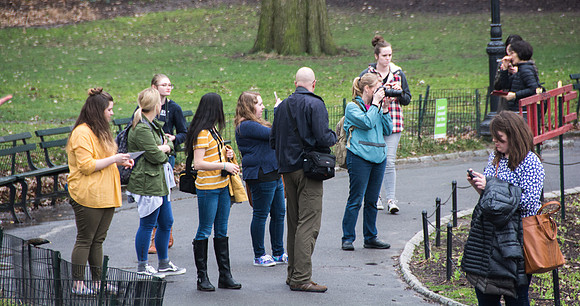 BYU-Idaho students in the Travel Studies class to New York City.