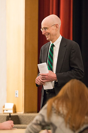 President and Sister Eyring answer questions at an Interdisciplinary Studies Conference.