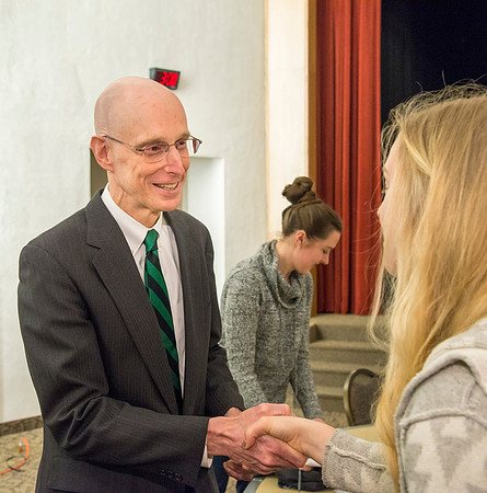 President and Sister Eyring answer questions at an Interdisciplinary Studies Conference.