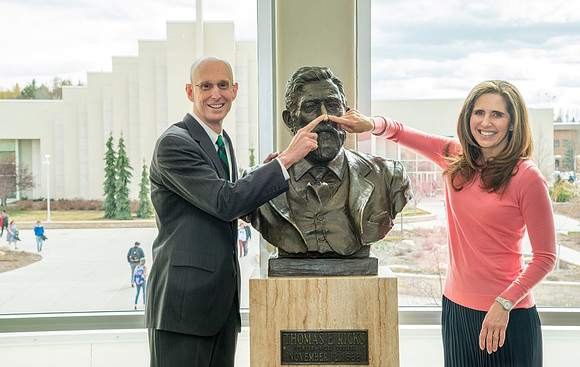 President Henry J. Eyring and his wife Kelly.