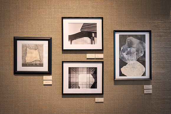 Student artwork displayed in the Spori Art Gallery.