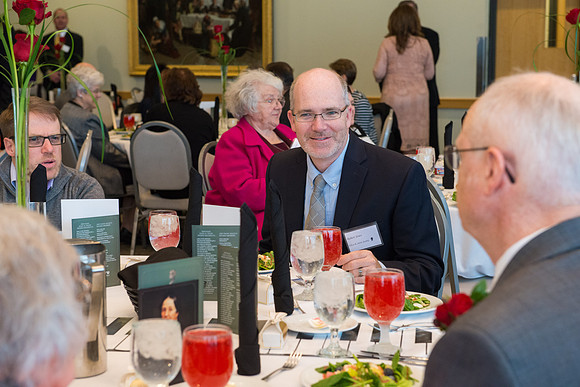 Brent & Marybeth Jones are recognized for their contribution to the Arts at the annual Snow Society Banquet at BYU-Idaho.
