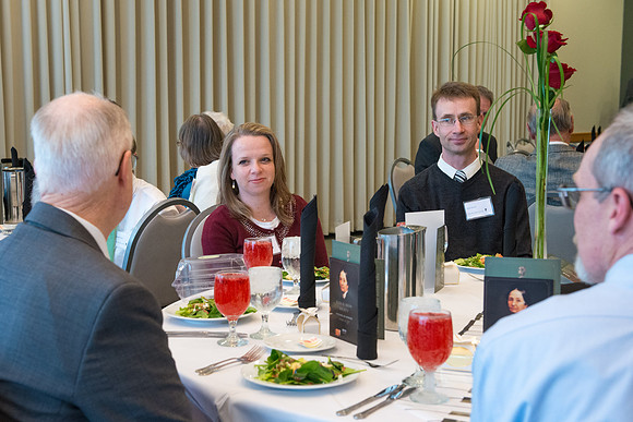 Brent & Marybeth Jones are recognized for their contribution to the Arts at the annual Snow Society Banquet at BYU-Idaho.