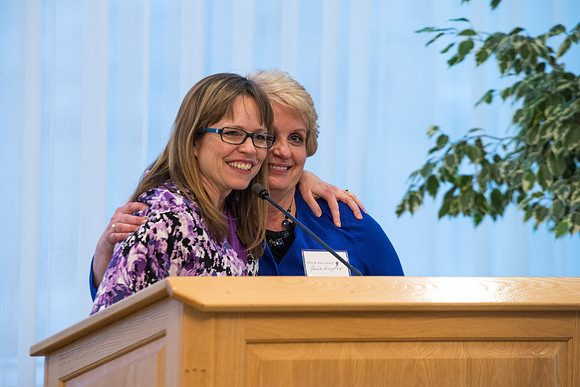 Brent & Marybeth Jones are recognized for their contribution to the Arts at the annual Snow Society Banquet at BYU-Idaho.