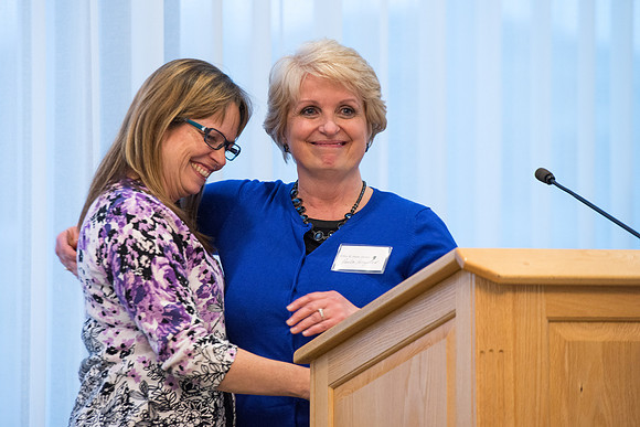 Brent & Marybeth Jones are recognized for their contribution to the Arts at the annual Snow Society Banquet at BYU-Idaho.