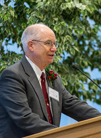 Brent & Marybeth Jones are recognized for their contribution to the Arts at the annual Snow Society Banquet at BYU-Idaho.