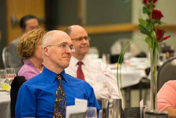 Brent & Marybeth Jones are recognized for their contribution to the Arts at the annual Snow Society Banquet at BYU-Idaho.
