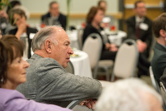 Brent & Marybeth Jones are recognized for their contribution to the Arts at the annual Snow Society Banquet at BYU-Idaho.