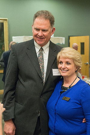 Brent & Marybeth Jones are recognized for their contribution to the Arts at the annual Snow Society Banquet at BYU-Idaho.