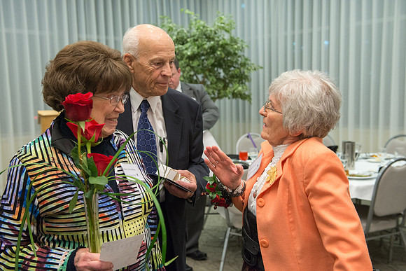 Brent & Marybeth Jones are recognized for their contribution to the Arts at the annual Snow Society Banquet at BYU-Idaho.