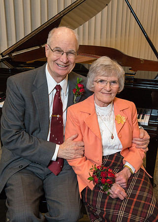 Brent & Marybeth Jones are recognized for their contribution to the Arts at the annual Snow Society Banquet at BYU-Idaho.