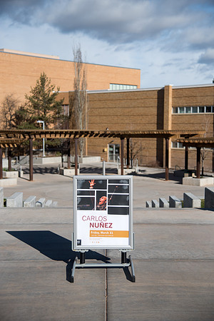 Marketing Signs on campus.