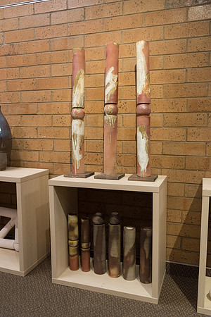 Clarissa Thorne presents her ceramics project in the Snow Building